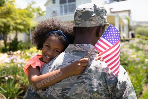 Preview: Soldier with daughter