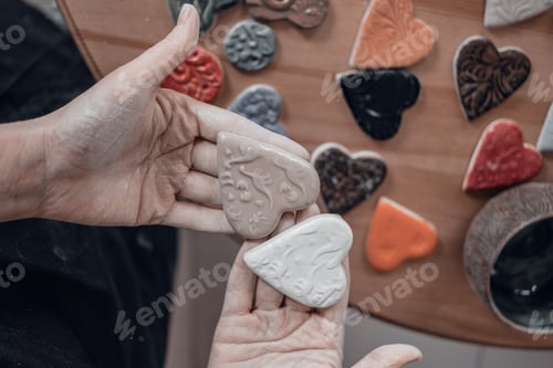 Preview: pottery master class multicolored glazes