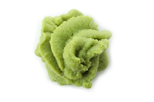 Preview: Tasty wasabi sauce isolated on white background