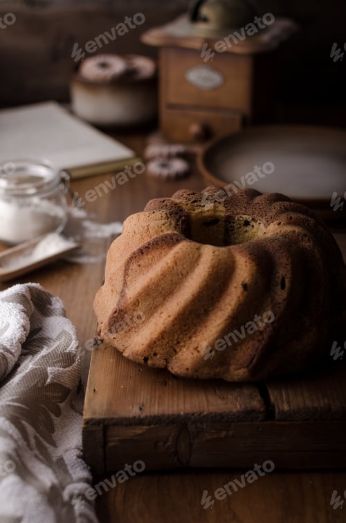 Preview: Monkey bread with chocolate, food photography