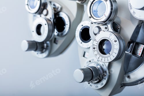 Preview: Optical equipment for testing vision.