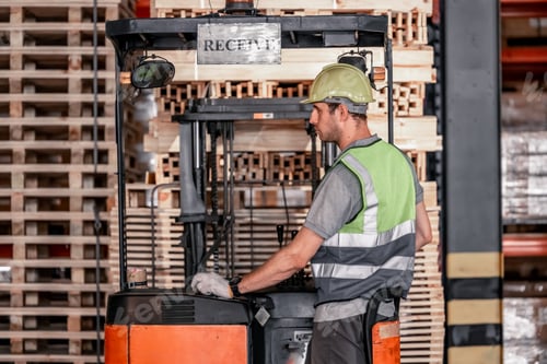 Preview: Warehouse forklift operator moves, stores merchandise, stays in touch with team, boss via radio