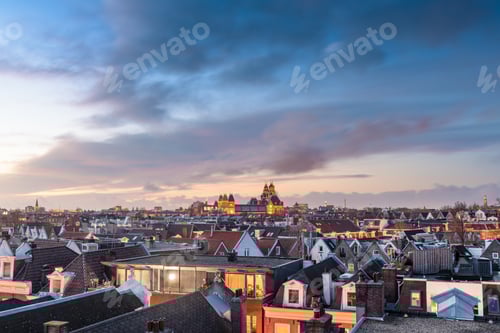 Preview: Amsterdam, Netherlands Rooftop View