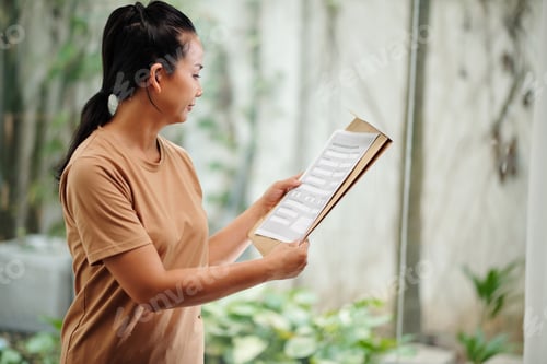 Preview: Woman Receiving Important Document