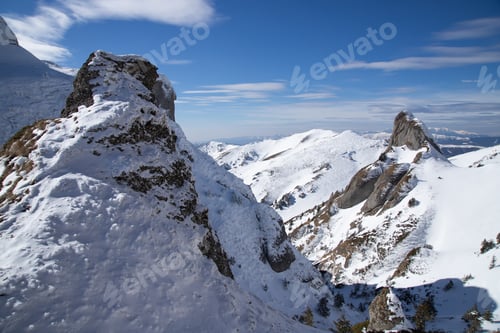 Preview: Mountain landscape in winter.