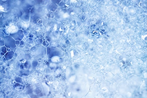Preview: Soap foam background, bubbles, close-up, macro, texture