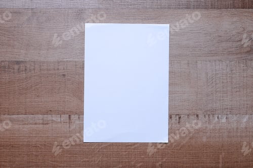 Preview: Place it - Blank White Paper Mockup