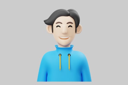 Preview: Cartoon style friendly guy
