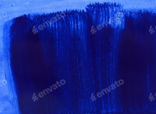 Preview: Blue and dark blue hand drawn paint background