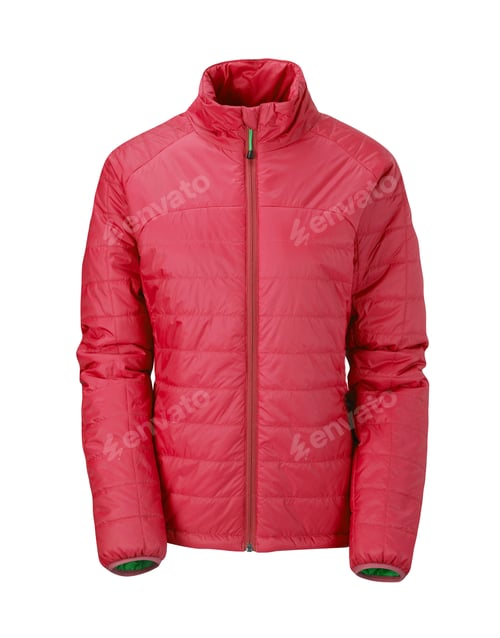 Preview: Red jacket isolated on white