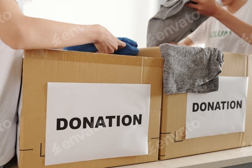 Preview: People Donating Clothes