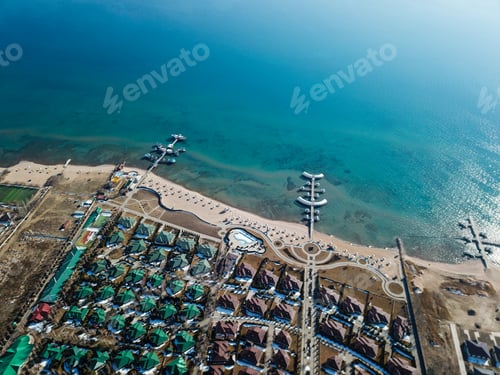 Preview: Aerial view of resort apartments