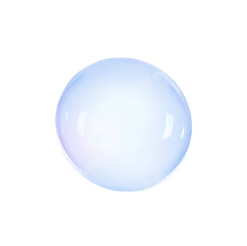 Preview: Beautiful translucent soap bubble on light background