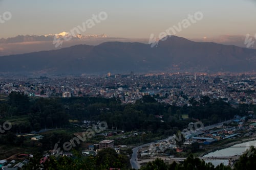 Preview: Majestic mountain peak in the golden hours.