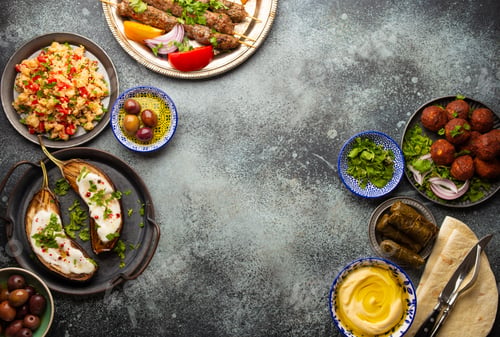 Preview: Middle eastern dinner table