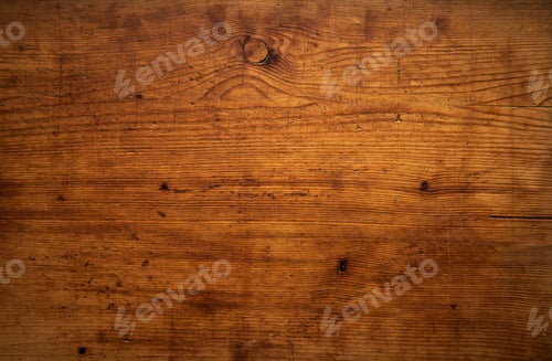 Vista previa: Close up of grunge wooden kitchen cutting board