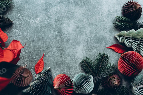 Preview: Trendy paper Christmas tree baubles