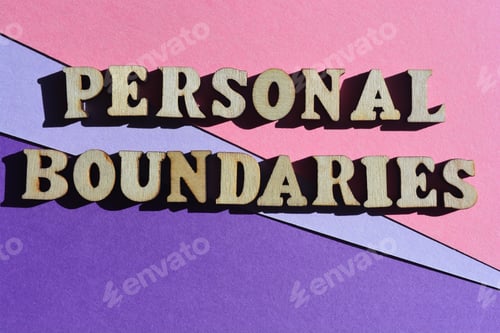 Preview: Personal boundaries, phrase as banner headline
