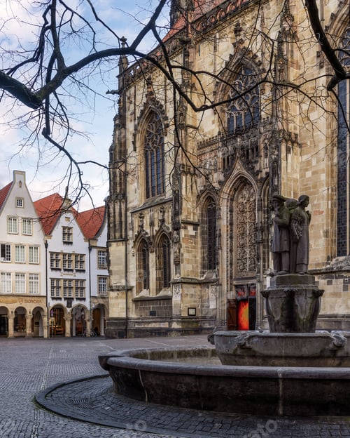Preview: Scenic view of the beautiful architecture in Muenster, Germany