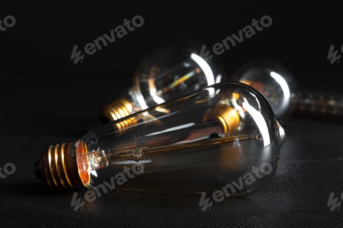 Preview: edison bulb close up.