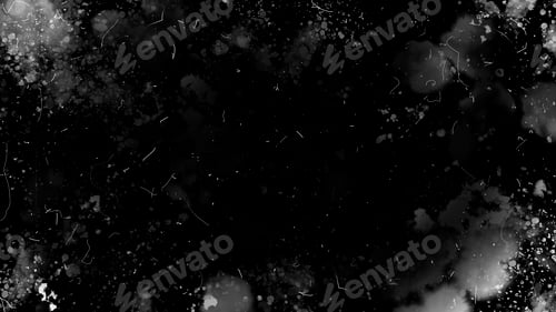 Preview: Old damaged abstract grunge surface on black background. Retro vintage effect.