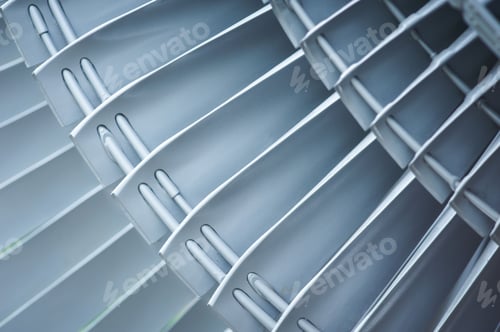 Preview: Turbine blades jet engine aircraft