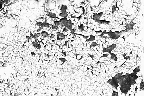 Preview: Cracked old paint contrast black and white background