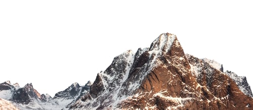 Preview: Snow mountain with shining on winter at Lofoten islands