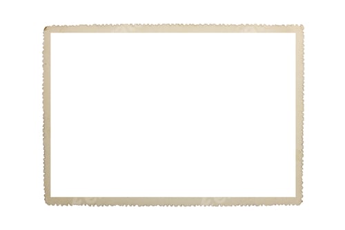 Preview: old photo frame texture png isolated picture postcard border