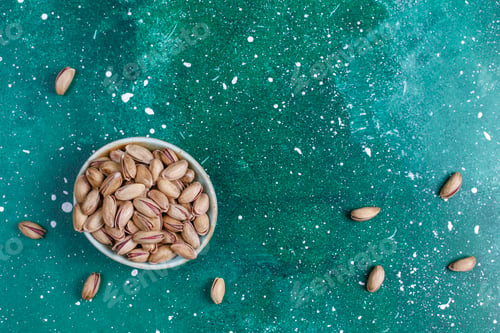 Preview: Roasted salted pistachio nuts in nutshell.