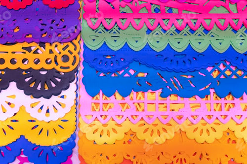 Preview: Traditional mexican pierced paper