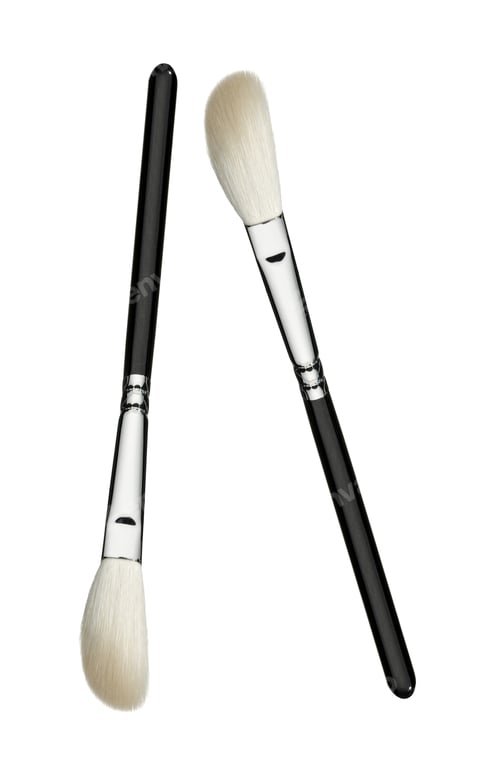 Preview: white make up brushes