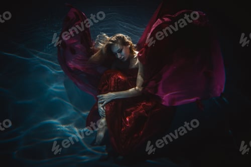 Preview: Woman underwater