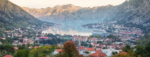 Preview: A panoramic morning view of the famous Bay of Kotor