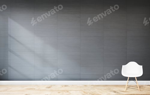 Preview: Chair in a gray room