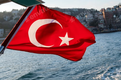 Preview: Flag of Turkey, officially the Turkish flag or Turk bayragi