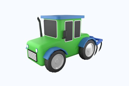 Preview: Tractor 3D Icon