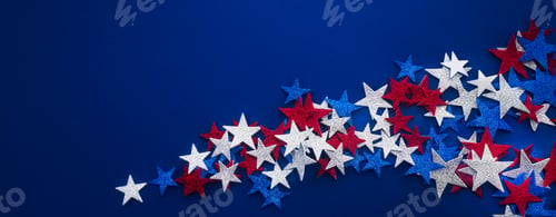 Preview: Patriotic Stars. Festive Fourth of July Decorations