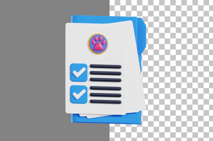 Preview: Medical Report 3D Icon