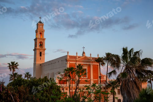 Preview: Old Port of Jaffa, Tel Aviv-Yafo, Israel. Morning Sunrise