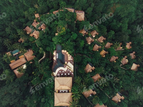 Preview: Luxury resort in tropical rain forest