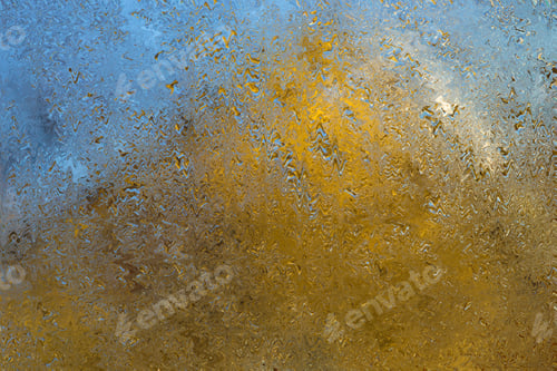 Preview: bright abstract background with wave patterns blue yellow and purple colors