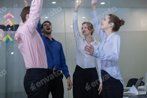Preview: Business Team Celebrating Success