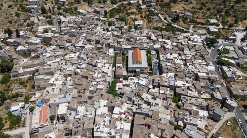 Preview: The old village of Mesta is one of the main Mastihochoria villages in Chios, Greece.
