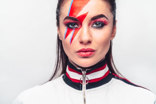 Preview: Portrait of a beautiful girl with make-up