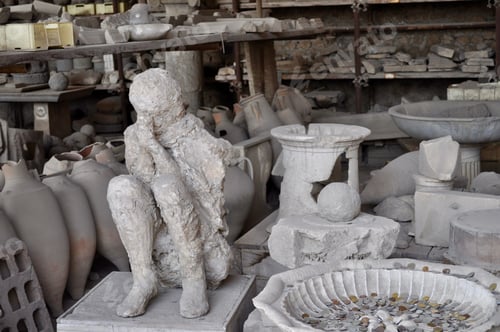 Preview: Artifacts from Mount Vesuvius.