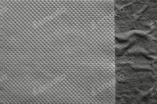 Preview: Combination Of Two Paper Textures From A Soft Napkin Of Gray Color And The Rough Crumpled Surface
