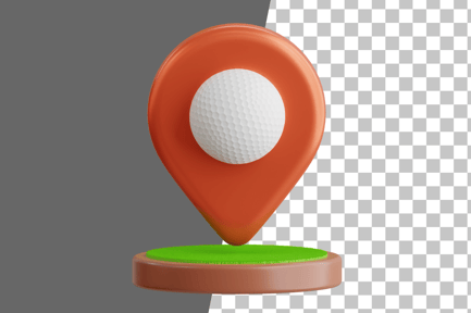 Preview: Golf Location 3D Icon