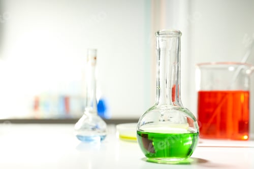 Preview: Concept of science with different test tubes