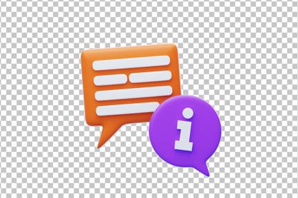 Preview: Comment 3D Icon